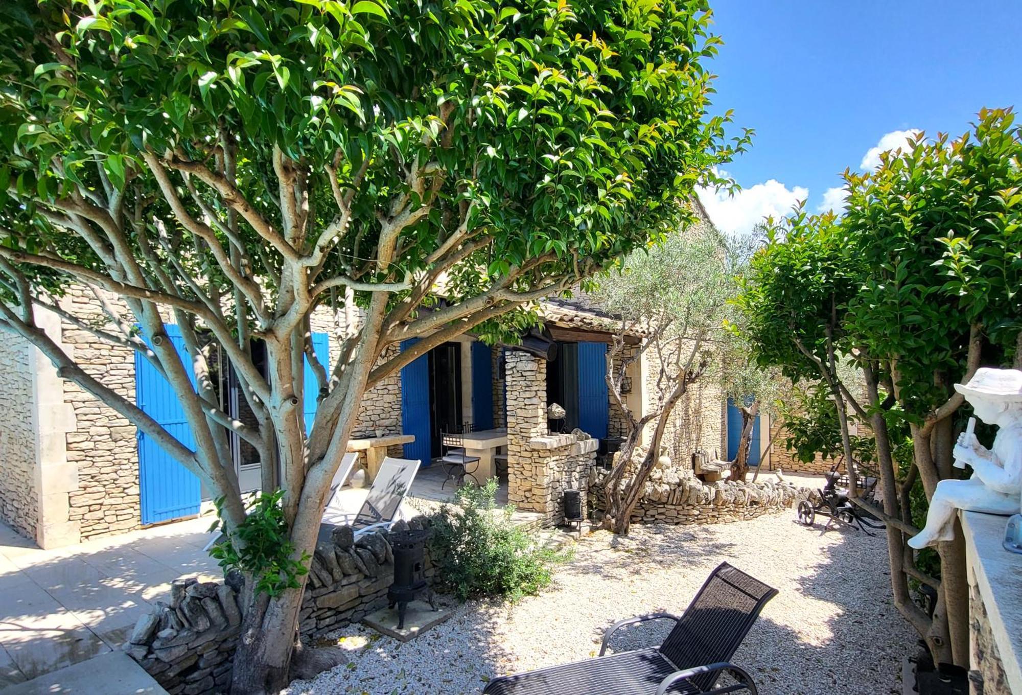 "La Massette Du Cheval Blanc" Villa De Caractere En Pierre LʼIsle-sur-la-Sorgue Exterior foto